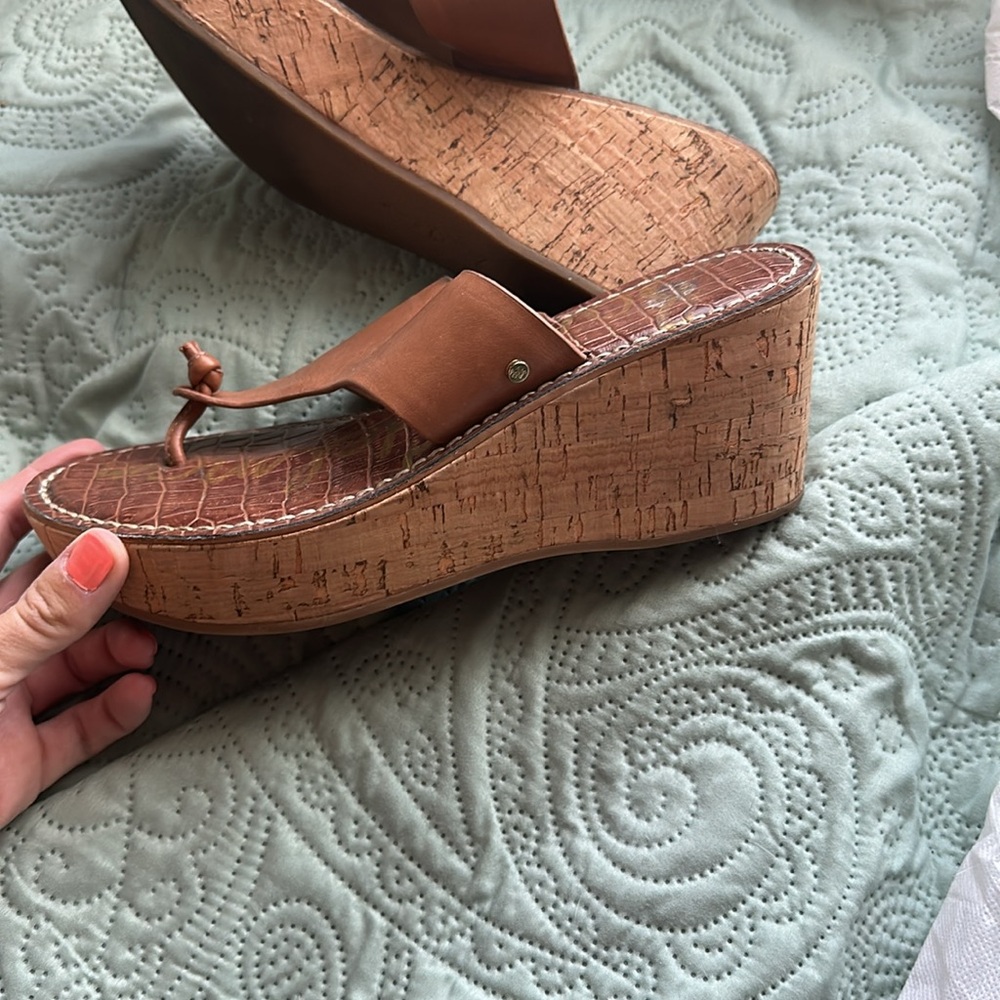 Sam Edelman wedge sandals - Picture 2 of 4